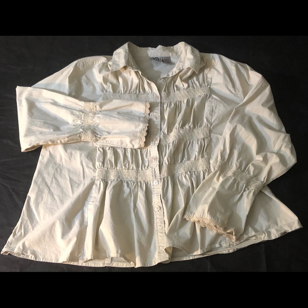 Platinum Edge Ivory Shirt